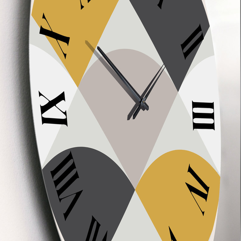 Très grande horloge murale Bauhaus IV, Grand