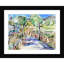 Montpellier Two Trees In Jack London State Park Framed On Paper by Montpellier Print-376263614-376263609