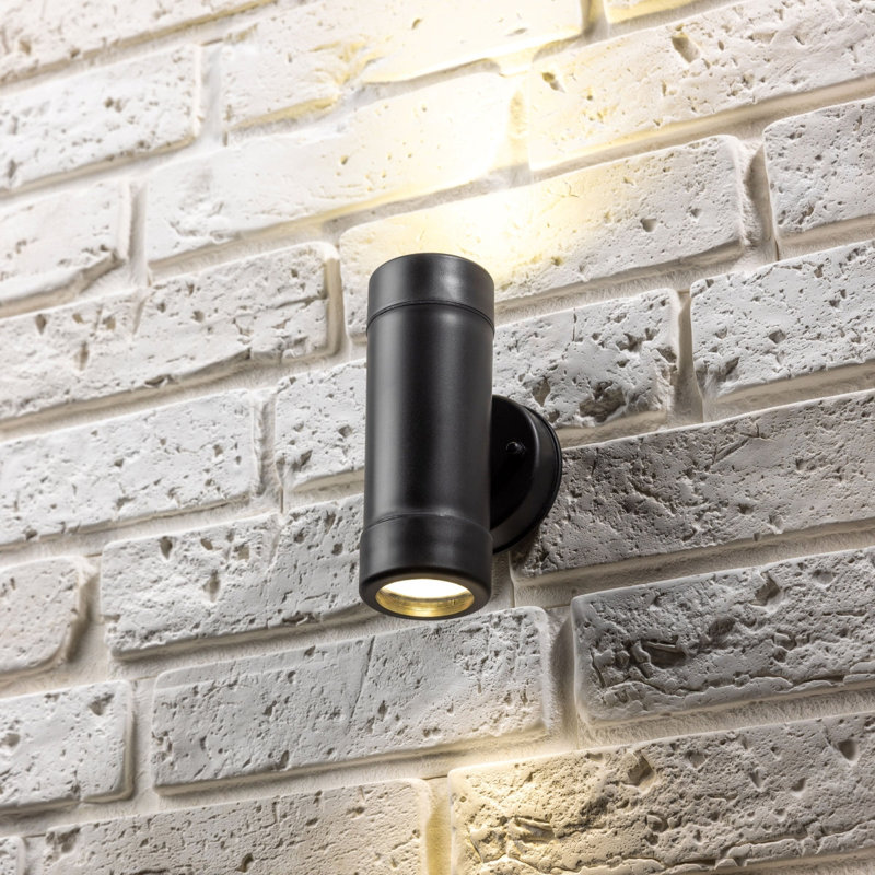 Boycey 17cm H Outdoor Wall Lantern, Black