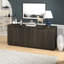 Alasha 68" Wide Rectangular Fluted Buffet Table-523406419