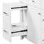 Meuble-lavabo simple avec plateau en résine Milous-1350277463