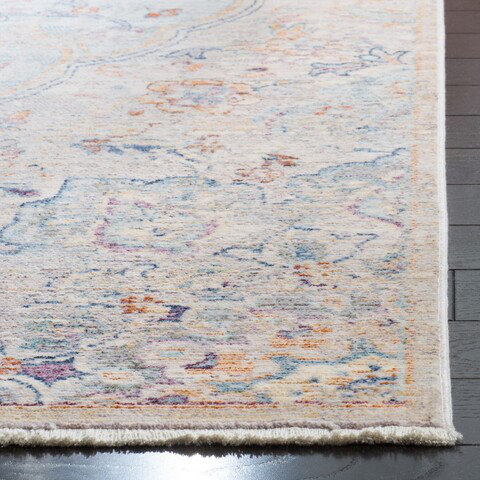 Bachus Damask Viscose Area Rug