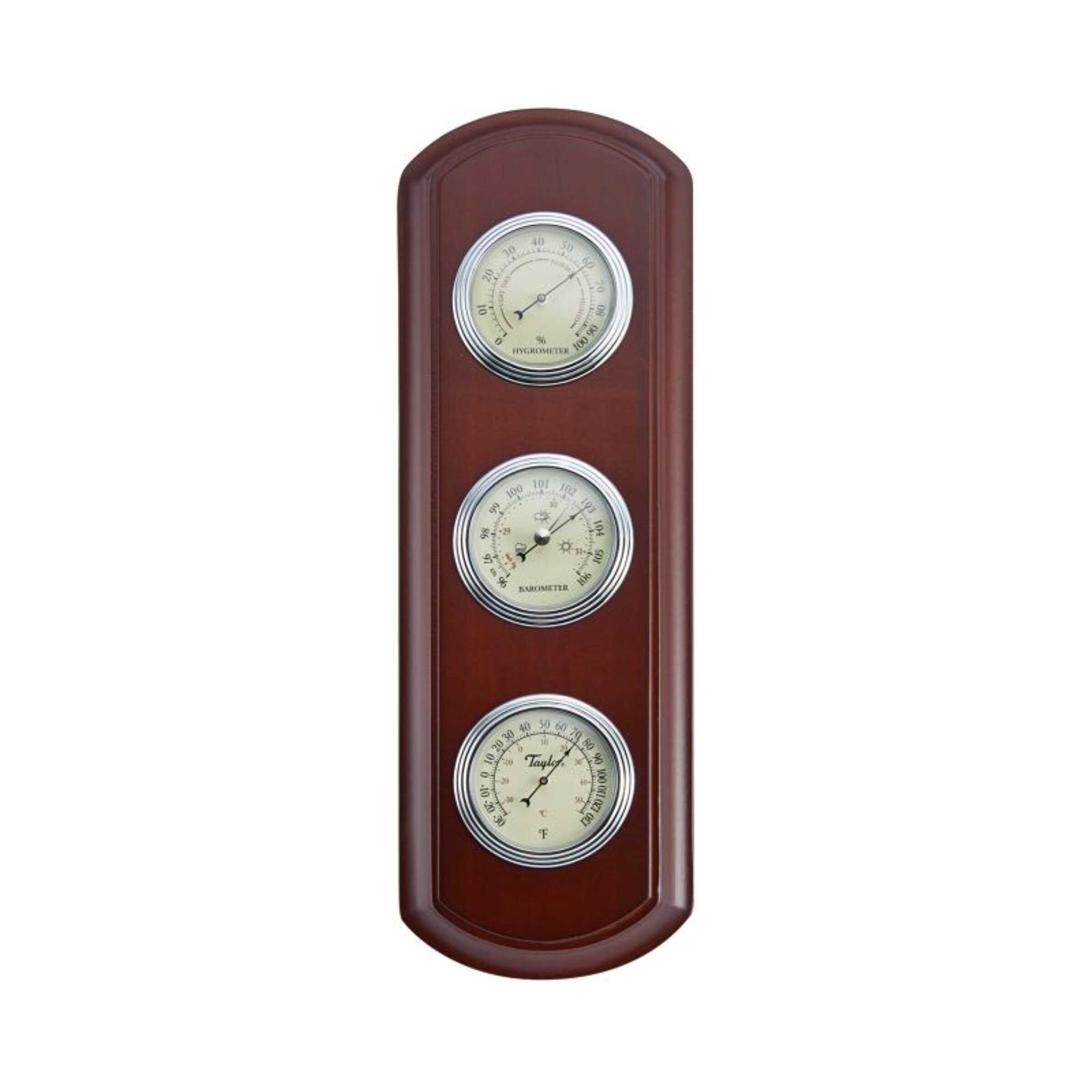 Barometer w/ Thermometer Hygrometer Weather Station Barometric