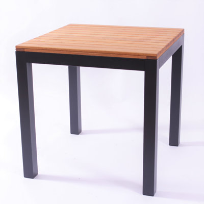Matthews Square Wood Top Dining Table