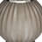 Glass Gray Table Lamp with Chevron Pattern