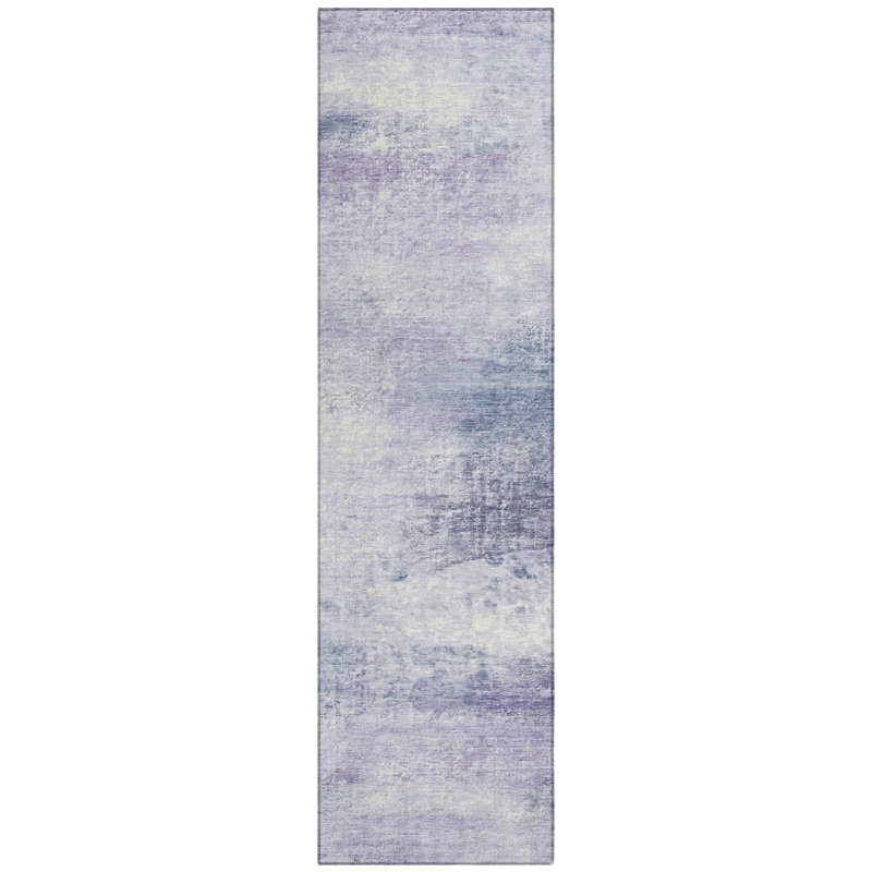 Machine Washable Indoor/Outdoor Chantille ACN2402 Abstract Rug, Runner 2'3" x 7'6"