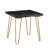 Maggie 22" Black Faux Marble End Table-241126979