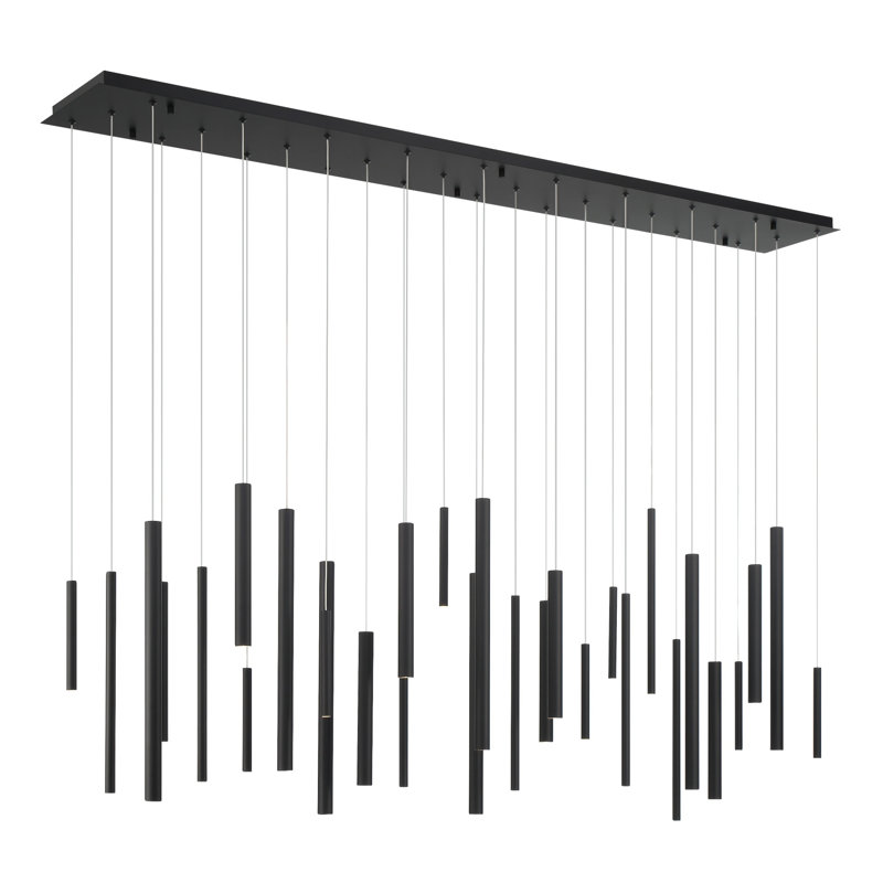 Santana 30 Light LED Chandelier, Black