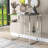 Arlander 42'' Glass Top Console Table