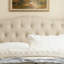 Linen Upholstered Headboard-Modern-Adjustable Height-Button Tufting-1110876571-1136142533