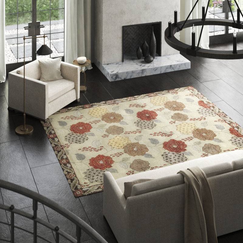 Floral Area Rug