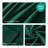 Velvet Curtains 2 Panels Luxury Blackout Rod Pocket Thermal Insulated Window Curtains, Soft Decorative Room Darkening Drapes for Home Living Room, Dark Green, 52"x96"-777163603-777163594