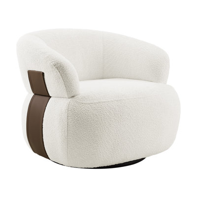 Kieon 33'' Wide 360 Degree Swivel Modern & Comfort Barrel Chair -  Ivy Bronx, 79F23C5250A941068D22512686ED6A6C