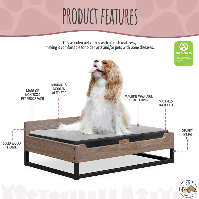 Polyester Pet Bed, Small (30.43" L x 19.4" W x 10" H)