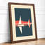 Streamlined Aircraft Mid-Century - Framed Print-1441588778-1441588779