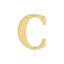 Deltana RL4D-CR003 4" Residential Letter D; Lifetime Brass Finish-1943893369