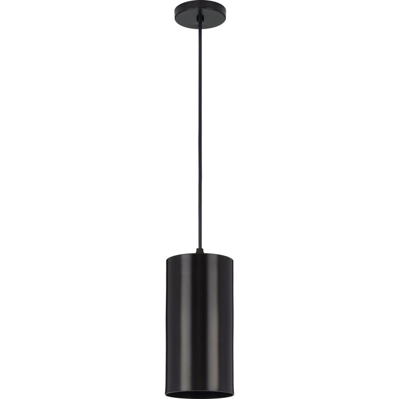 Luminaire suspendu DEL Delaplaine, Bronze antique, H 132,8 po x l 6 po x P 6 po, 32