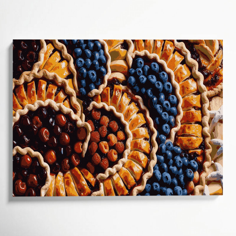 Art mural sur toile Desserts, H 11 po x l 14 po