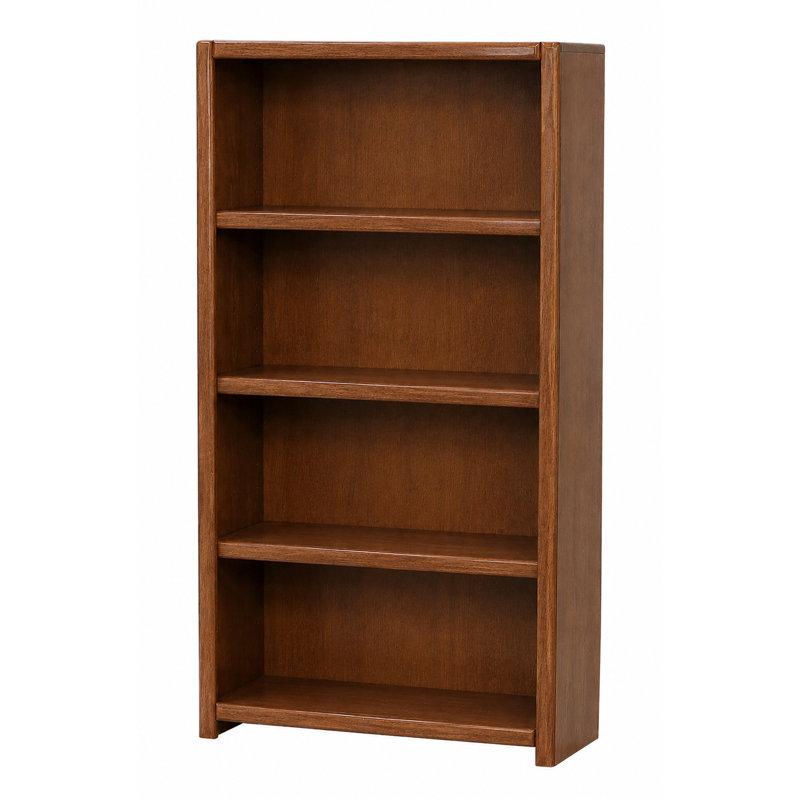 McKaylah Bookcase, Havana Gold, (3 Shelf) 60” H x 32” W x 13” D