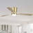 52" 3 - Blade Low Profile Smart Ceiling Fan With LED Lights And Remote Control Included