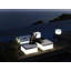 Jut Battery Outdoor Ottoman with Cushion