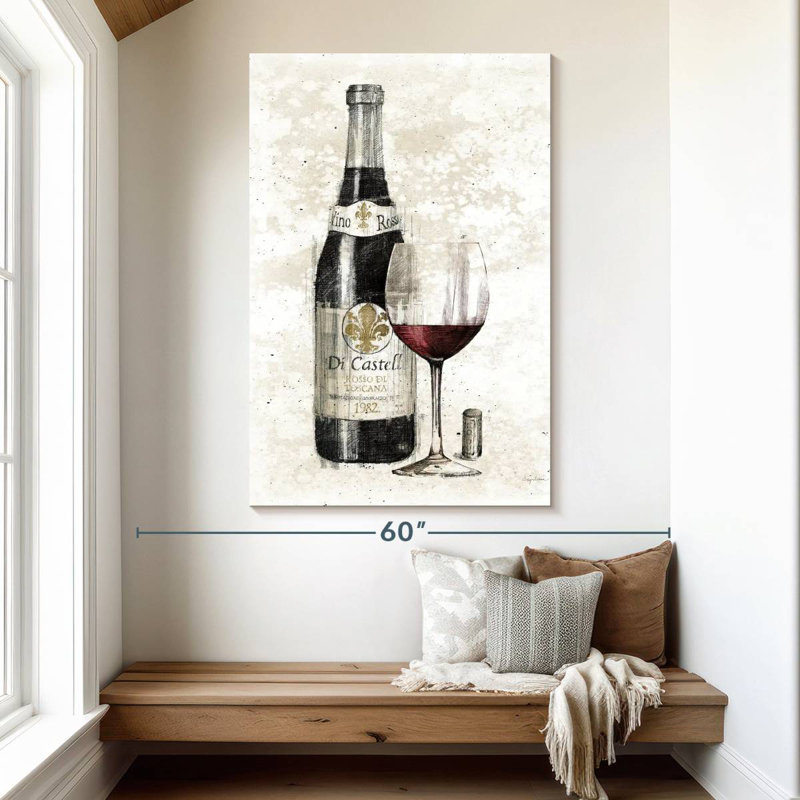 Yarlin Pencil Wine I, H 51 po x l 34 po