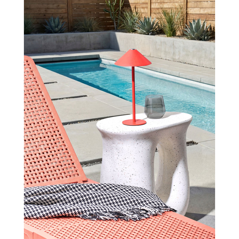 Aluminium Table Lamp, Red