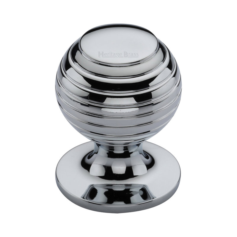 Heritage Brass Cabinet Knob Beehive Design, 3.2cm