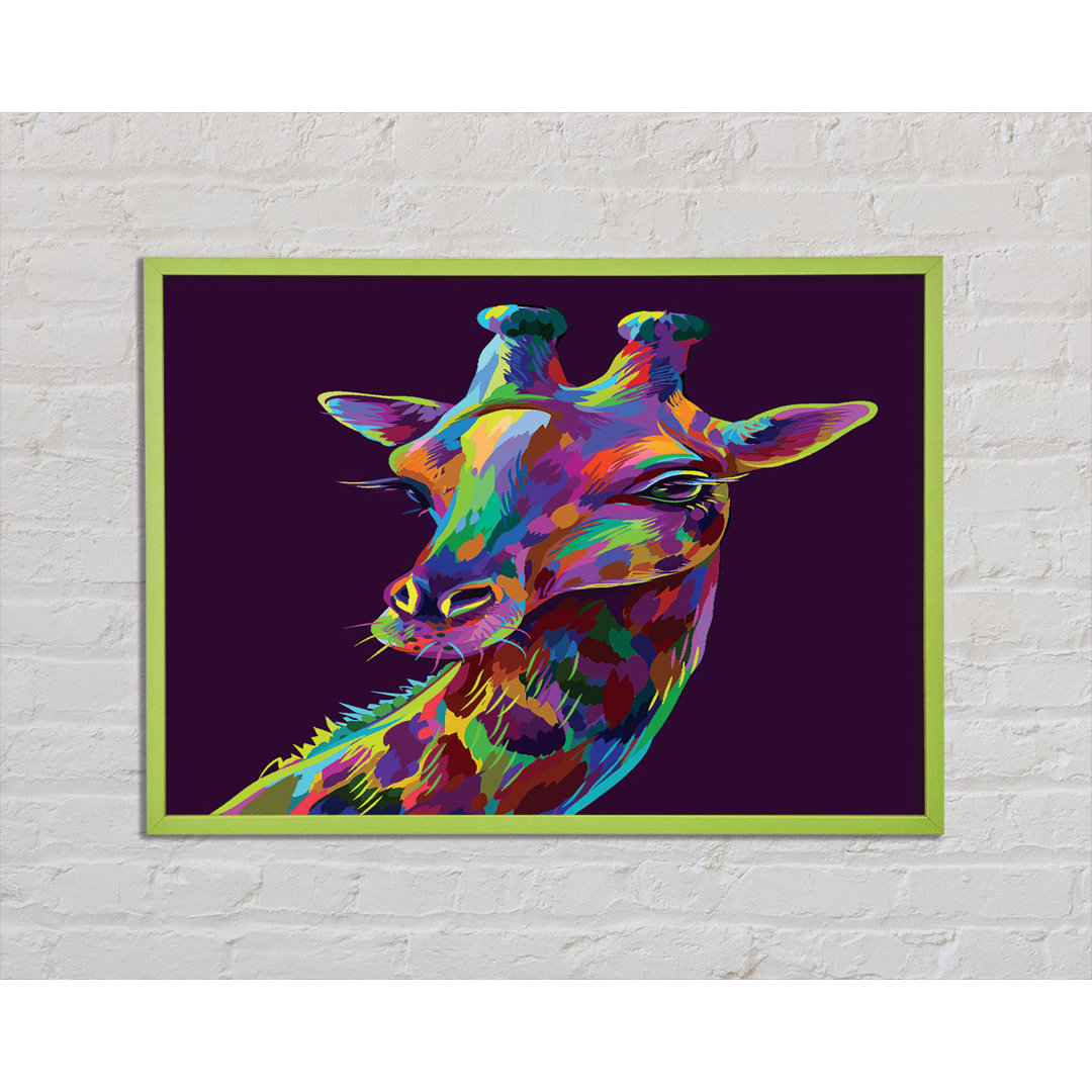 Brandlyn Beautiful Giraffe - Einzelner Bilderrahmen Kunstdrucke