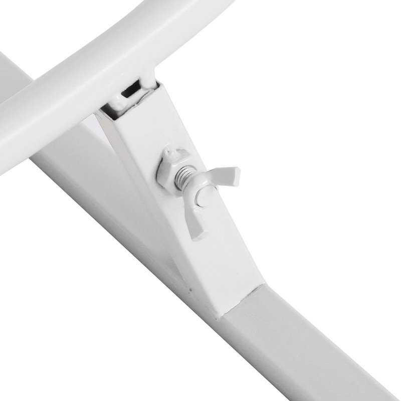 Tonnelle en fer l 94,48 po x P 22 po, Blanc