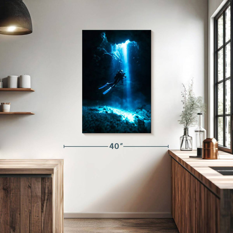 Sireci Scuba, 39" H x 26" W