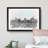 Austin Texas Skyline in Abstract - Picture Frame Graphic Art Print-55686877-55686876