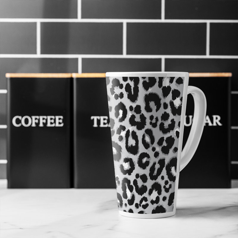 Leopard Print Latte Mug