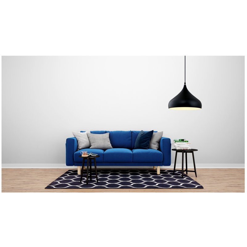 Bartonville 1 - Light Single Pendant, 11.8" H x 16" W x 16" D, Black