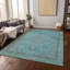 Tapis turquoise intérieur / extérieur lavable à la machine Claudian ACN1651-104366116