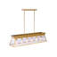 Lustre carré / rectangulaire à 6 lumières à intensité variable Lucian-256199253