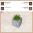 Urta Square Fiberstone Planter Modern Handmade MGO Clay Plant Pot with Drainage Holes for Indoor & Outdoor Use-119480100-119480102