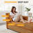  34.65’’ Upholstered Chaise Lounge Sofa Chair with Hidden Storage-1623974126