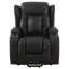 86cm Wide Faux Leather Lift Assist Zero Gravity Recliner with Massager-37674058-37674062