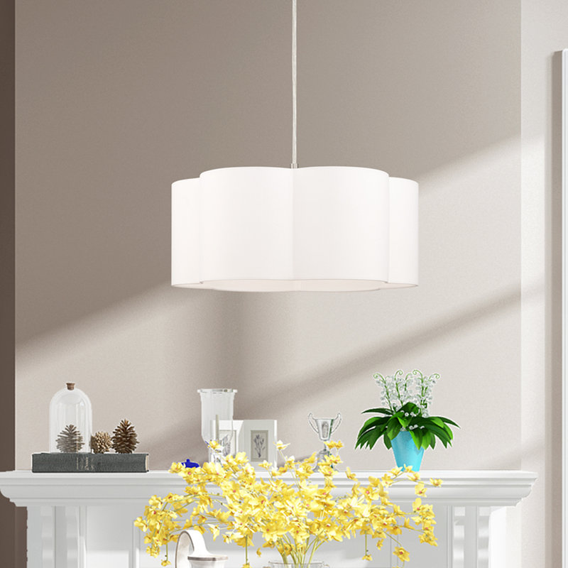 Luminaire suspendu tambour simple à 1 lumière Vino