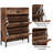12 Pair Flip Down Shoe Storage