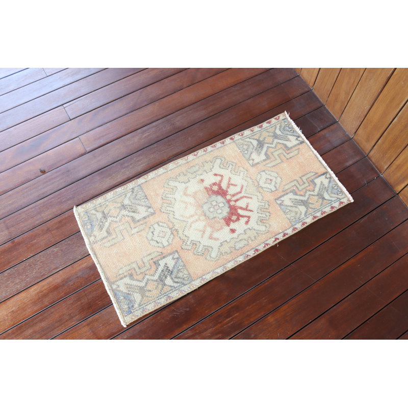 Handcrafted Vintage Turkish Rug With Delicate Detailing Ideal For Adding A Splash Of Traditional Aesthetics To Your Living Space