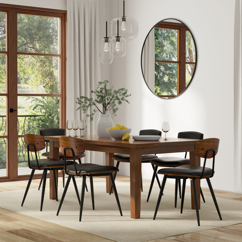 Table de salle à manger Eastwood, Noyer