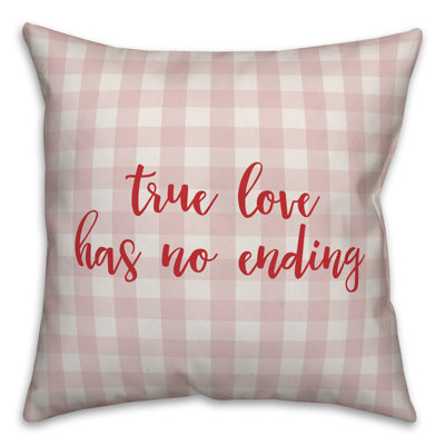  Coussin True Love Has No Ending