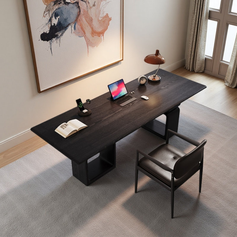 Bureau italien de style minimaliste, H 29,53 po x l 78,74 po x P 31,5 po