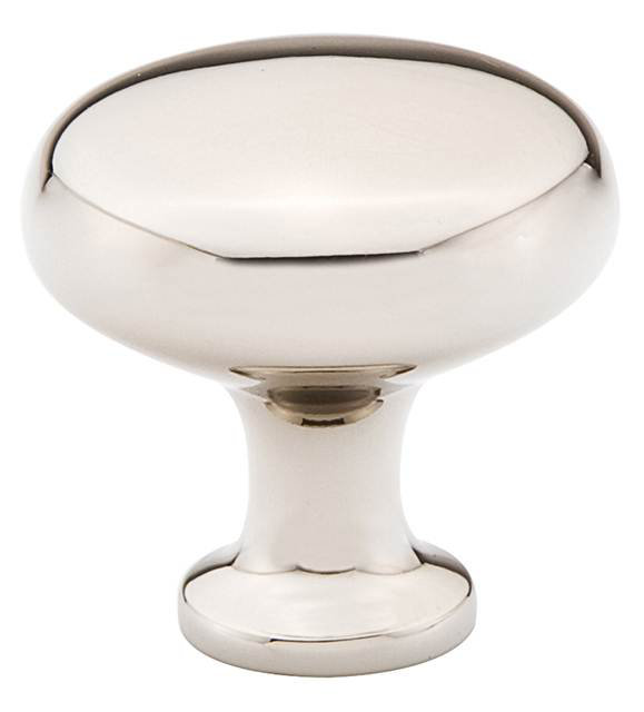 Providence Mushroom Knob, Polished Nickel, 1 1/4"
