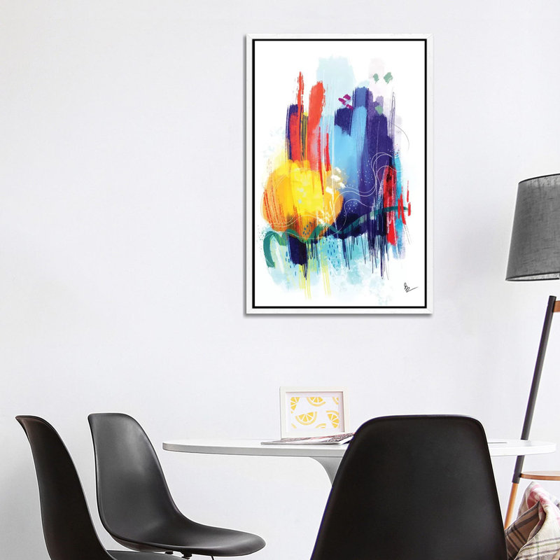 Saturate by Soul Curry Art & Illustrations - Gallery-Wrapped Canvas Giclée on Canvas, White Framed, 101.6 cm H x 66.04 cm W