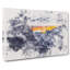 Sunset over Yosemite Watercolour - Wrapped Canvas-56660765