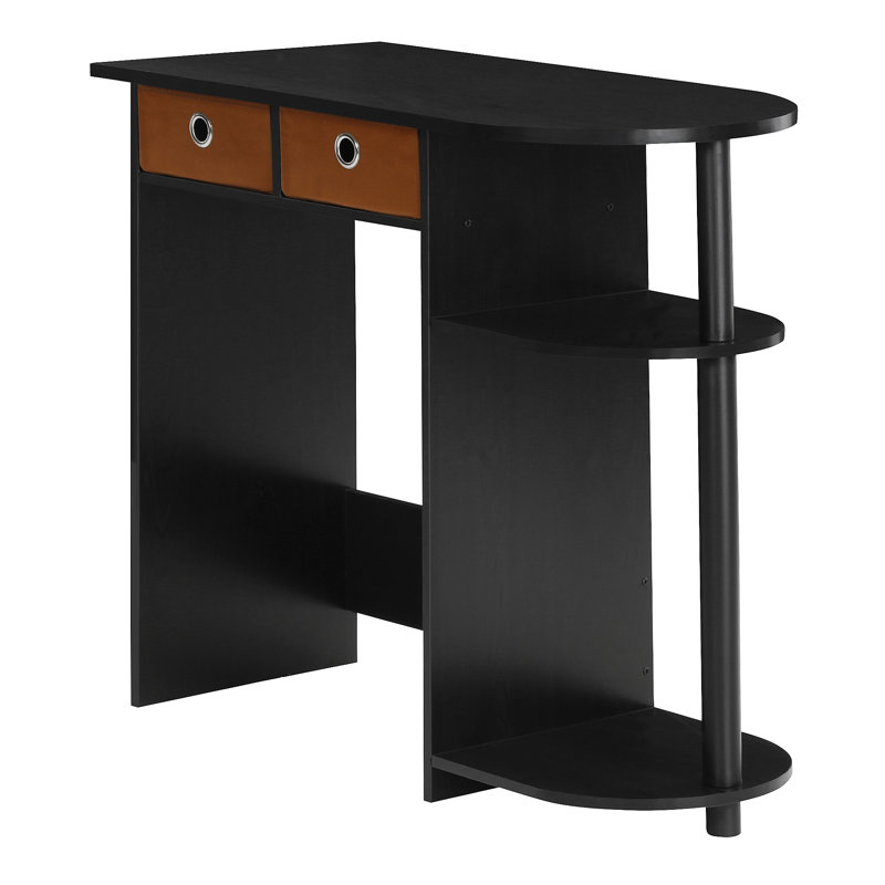 Julia Peninsula Home Laptop Notebook Computer Desk/Table, Espresso