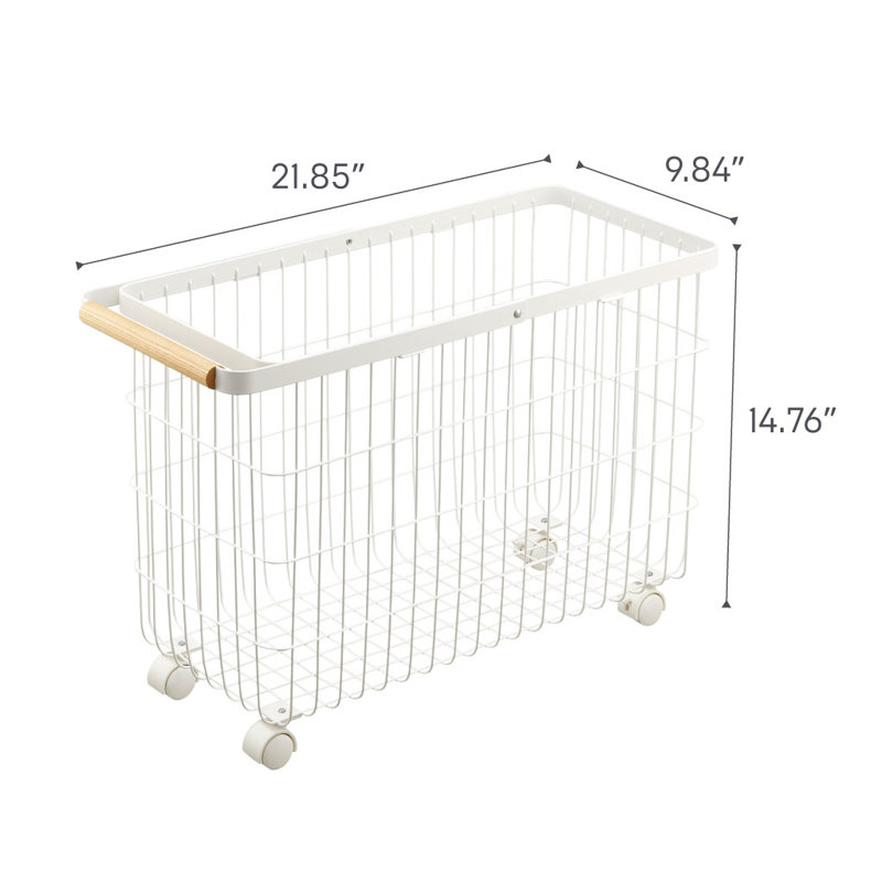 Panier Yamazaki (H 14,8 po) - Acier, acier, 9,2 gallons, 35 L, peut supporter 11 lb